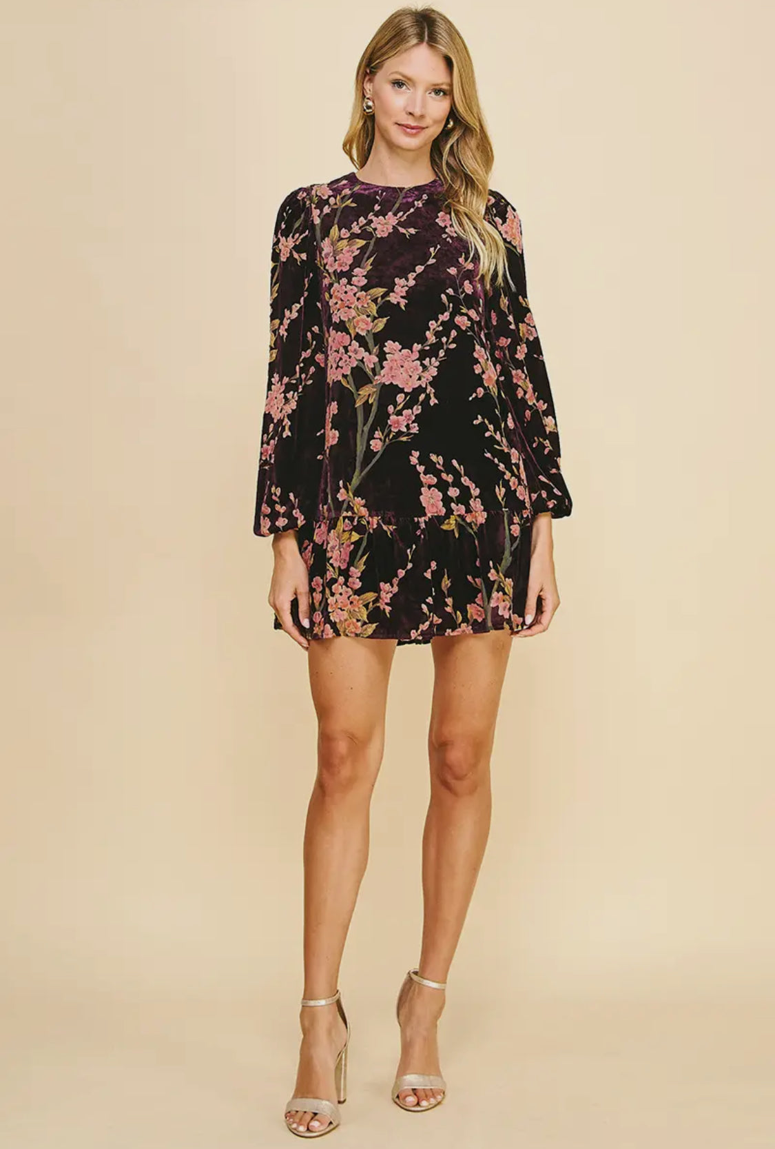 Velvet Burnout Dress