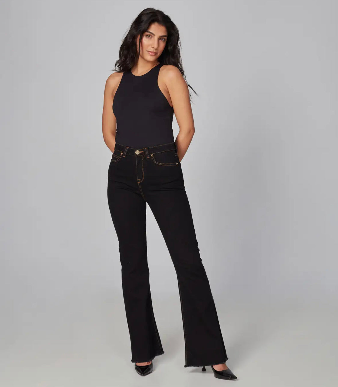 Alice High Rise Flare Jeans