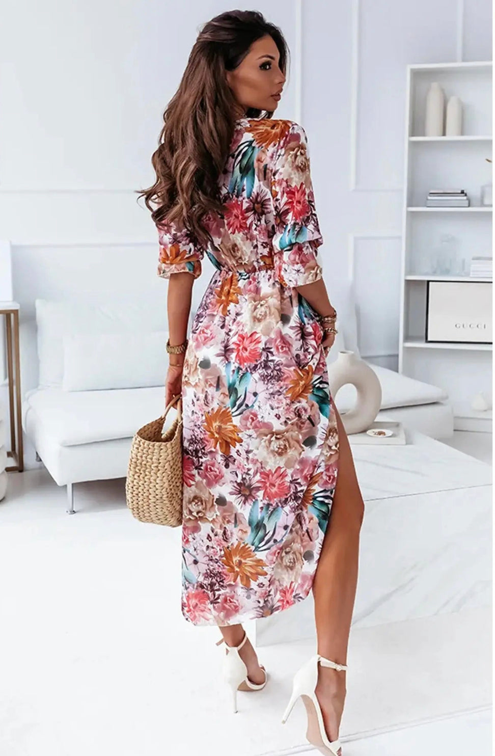 Juniper Floral Maxi Dress, 1X - 3X