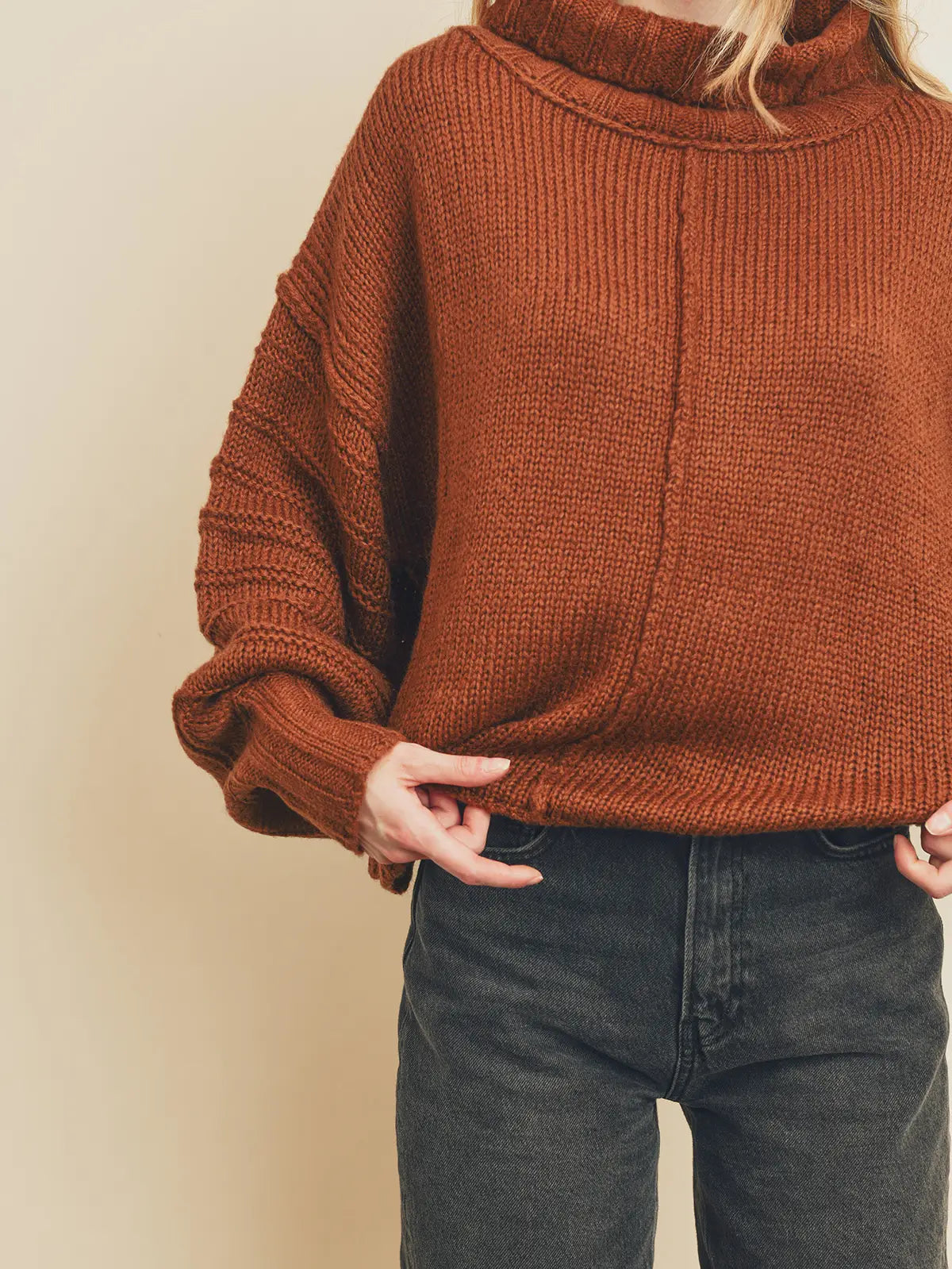 Coffee Date, Turtleneck Sweater