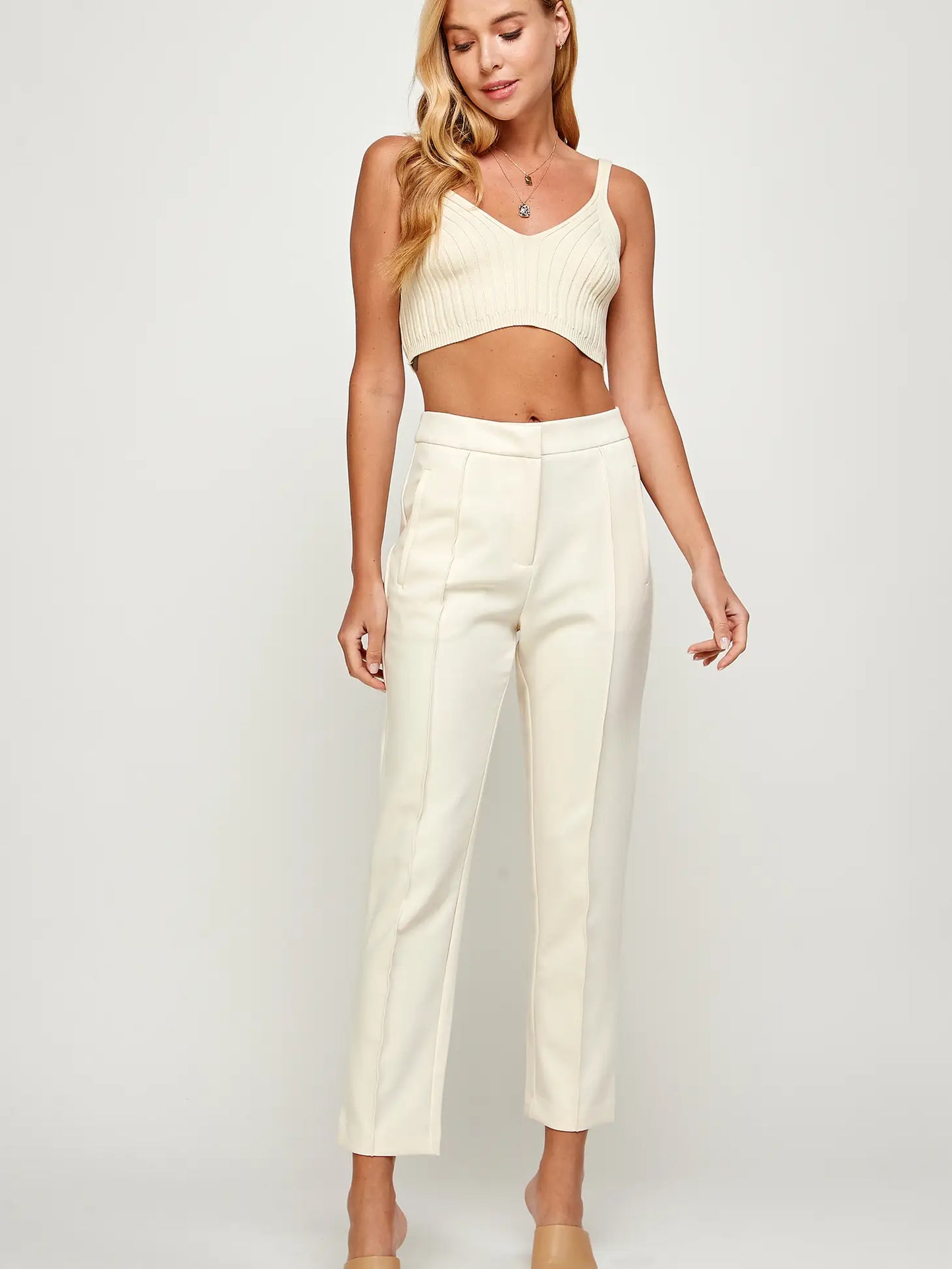 Straight Crop Pants