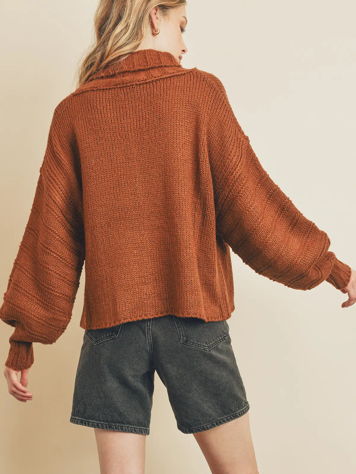 Coffee Date, Turtleneck Sweater