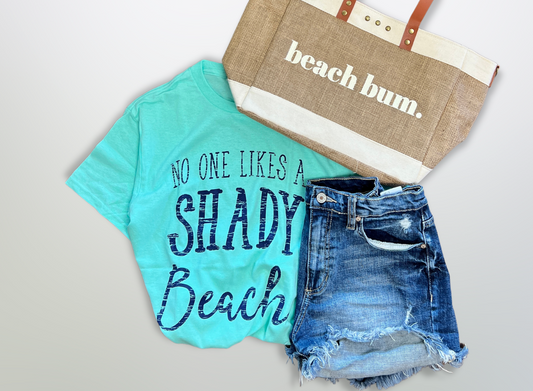 Graphic T-shirt - No One Likes A Shady Beach