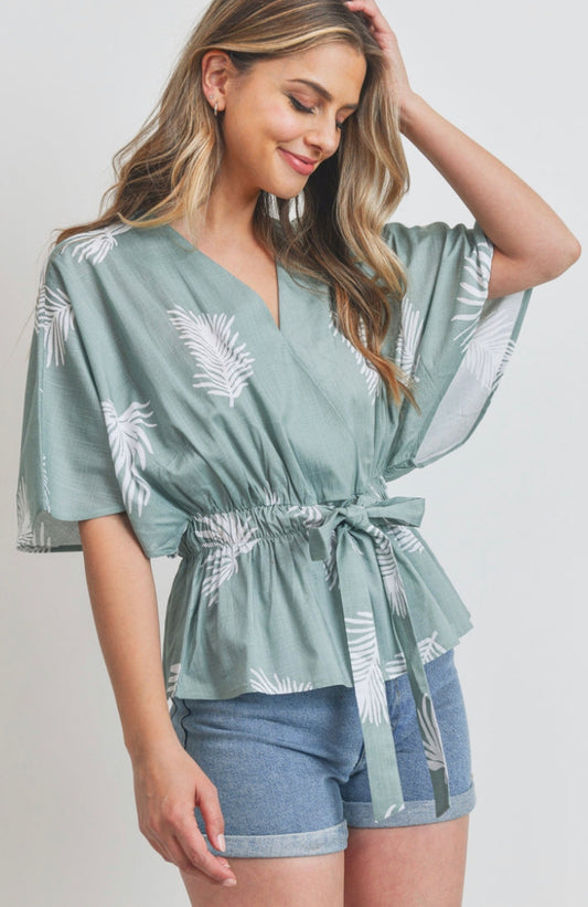 Kimono Sleeve Surplus Top