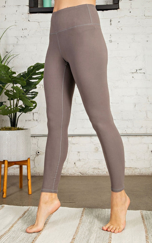 Butter Soft Full Length Legging - Smokey Gray