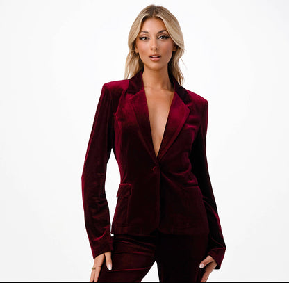 Smokin' Hot Velvet Blazer