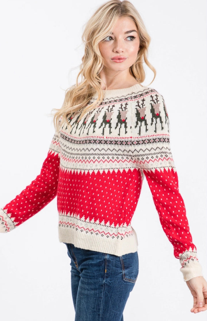 Christmas Reindeer Sweater